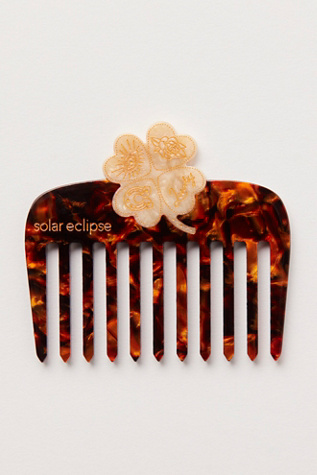 Solar Eclipse Hand Painted Pocket Comb