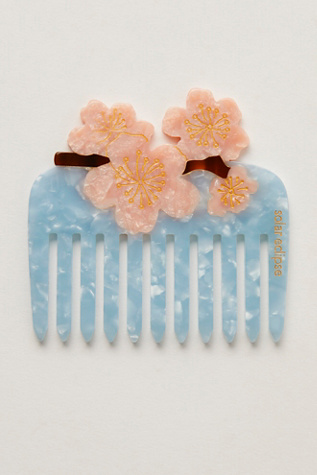 Solar Eclipse Hand Painted Pocket Comb at Free People in Sky