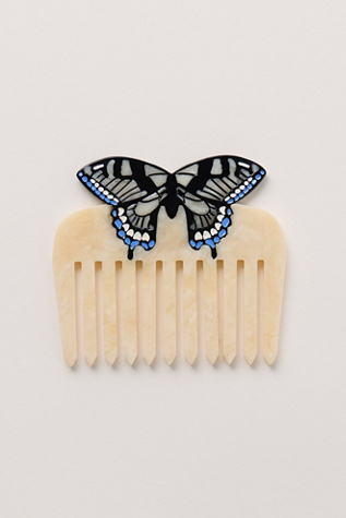 Free People Exclusive Solar Eclipse Hand-Painted Pocket Hair Comb Solar Eclipse Styling Comb | Free People main image 2