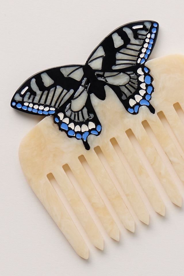 Free People Exclusive Solar Eclipse Hand-Painted Pocket Hair Comb Solar Eclipse Styling Comb | Free People main image 3