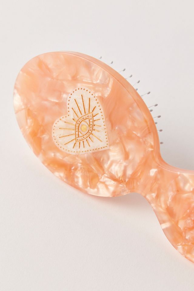 Solar Eclipse Hand-Painted Compact 2-1 Perfect Daily Brush #1