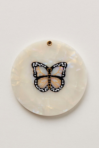 Solar Eclipse Compact Mirror at Free People in White