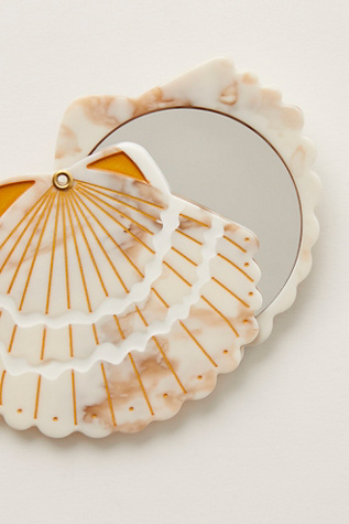 Solar Eclipse Compact Mirror at Free People in Sand