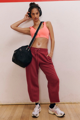 Sprint To The Finish Crop Pants by FP Movement at Free People, Sour Cherry, S