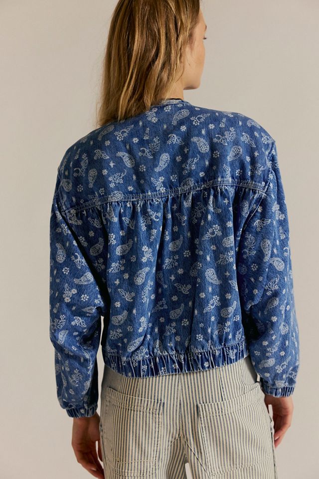 Veste en jean imprimé Layla We The Free #2