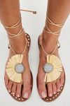 Sunrays Raffia Wrap Sandals