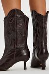 Western Twist Kitten Heels
