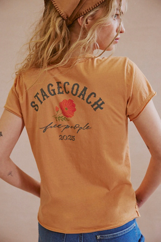 Free People x Stagecoach Tee at Free People in Brown, Size: XL
