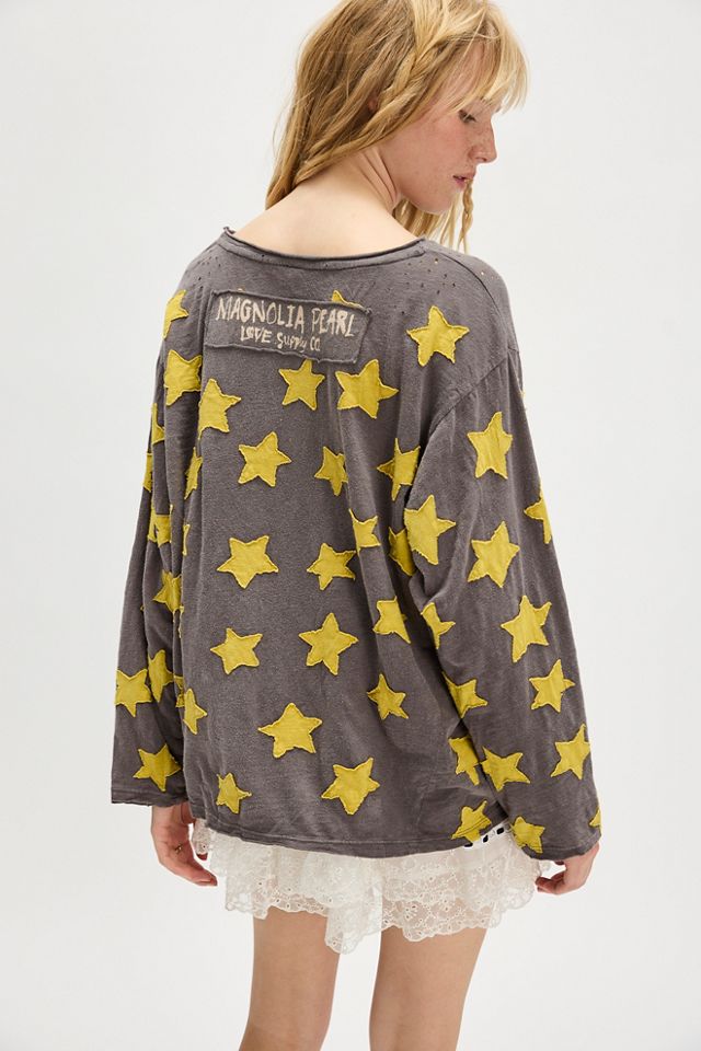 Magnolia Pearl Star Applique Viggo Tee #1