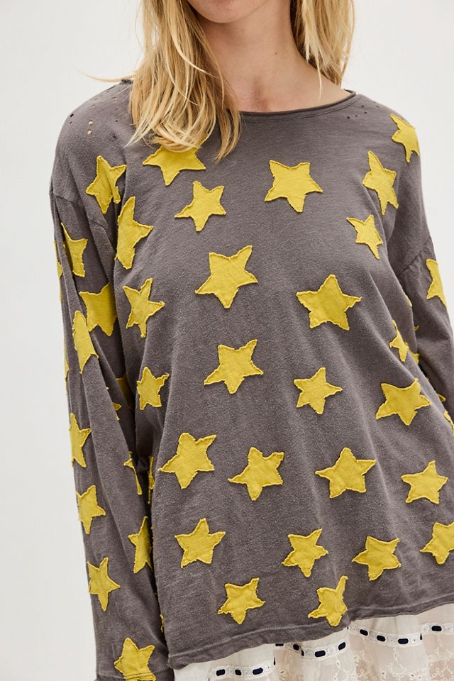 Magnolia Pearl Star Applique Viggo Tee #2