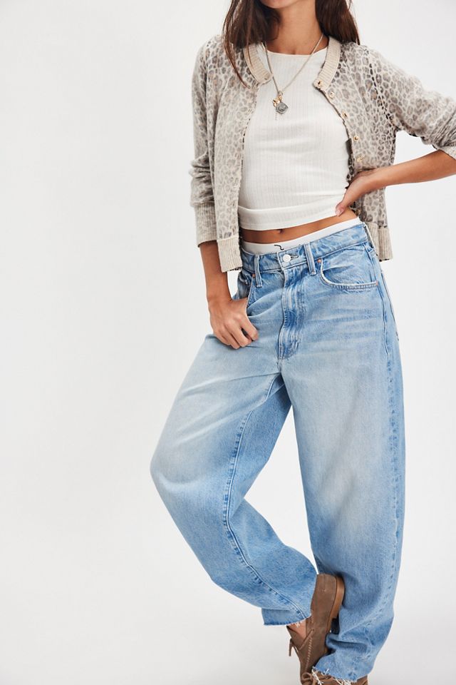 Jeans MOTHER The Fangirl Hover Fray #3