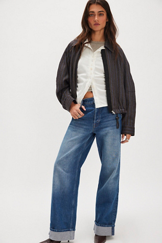 Snacks! by MOTHER The Smoothie Skimp Cuff Jeans