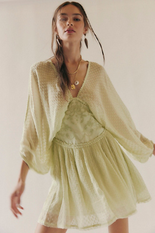 Robe Mini Doux Rêves par Free People en Rosée Gelée, pour femme taille: XS