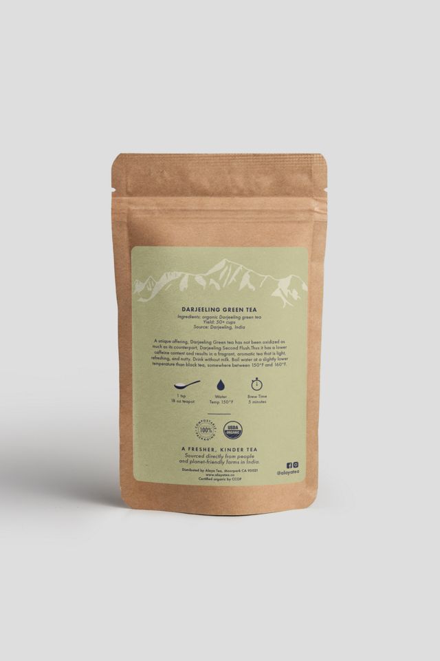 Alaya Tea Organic Darjeeling Green Loose Leaf Tea #1
