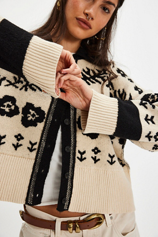 Shelby Cardigan at Free People in Neutral Combo, Size: XL