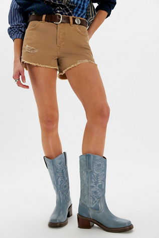 Frye for Free People Kate Deco Stitch Boots