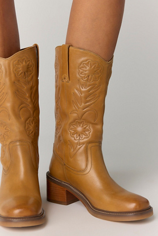 Frye for Free People Kate Deco Stitch Boots