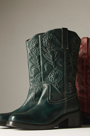 Женские ботинки Frye for Free People Kate Deco Stitch, цвет: Сосновый — фото 4