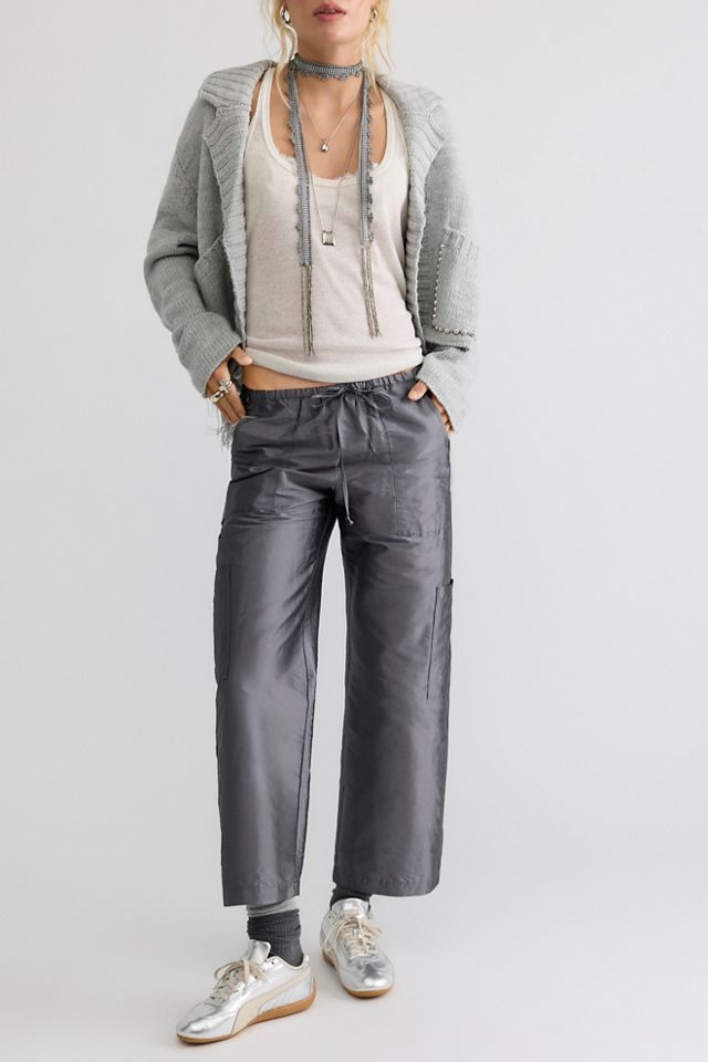 Understated Leather Cropped Rodeo Trench Sweater #2