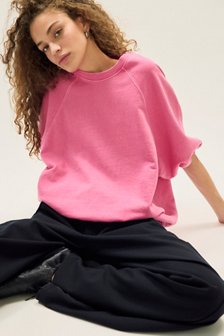 Better On Sweatshirt at Free People in Pink Magic, Size: XS