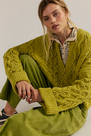 Pull en maille torsadée Polly