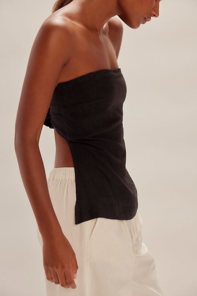 Bernadette Linen Top #2