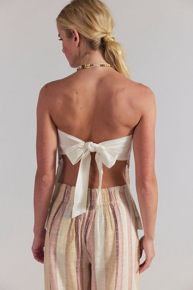 Bernadette Linen Top #1