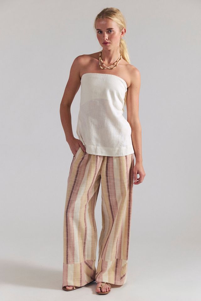 Bernadette Linen Top #2