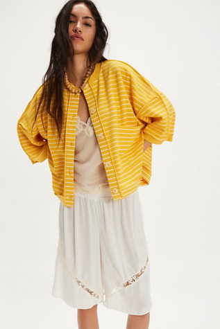 Matilda Striped Terry Cardigan product page