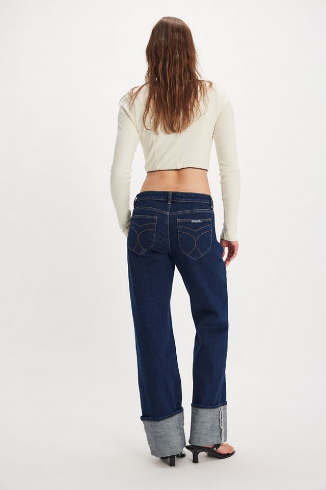 Rolla's Heidi Low-Rise Turn Up Jeans #1