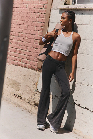 Down Low Flares by FP Movement at Free People, Black, M