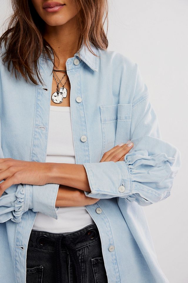 We The Free Ashley Denim Shirt #1