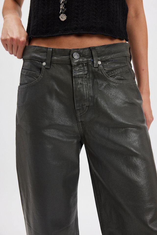 Closed Nikka Wide-Leg Coated Jeans #3