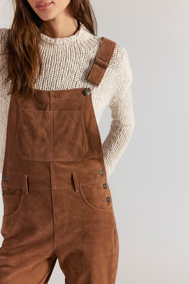 We The Free Suede Overalls #1