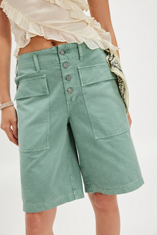 Shorts The Great Outdoors par Free People en Blue Trellis, pour femme taille: XS