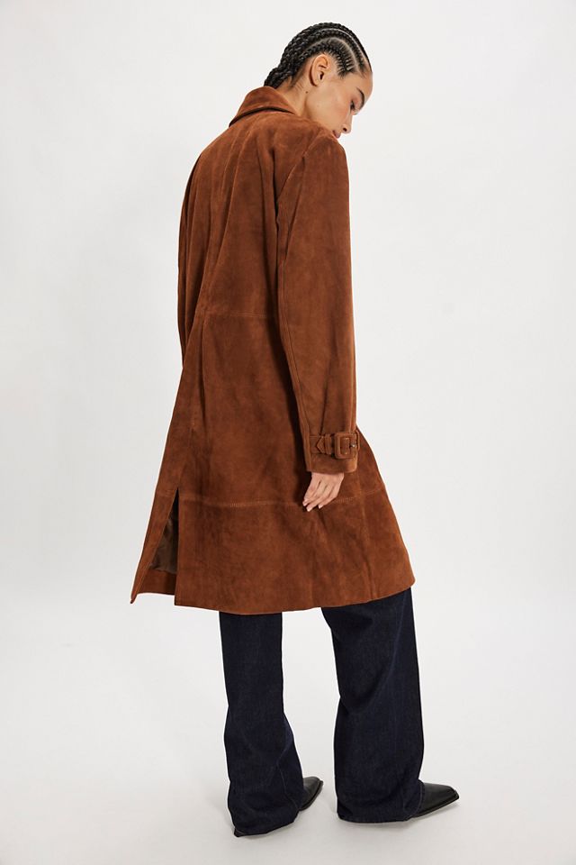 We The Free Klaus Suede Trench #3