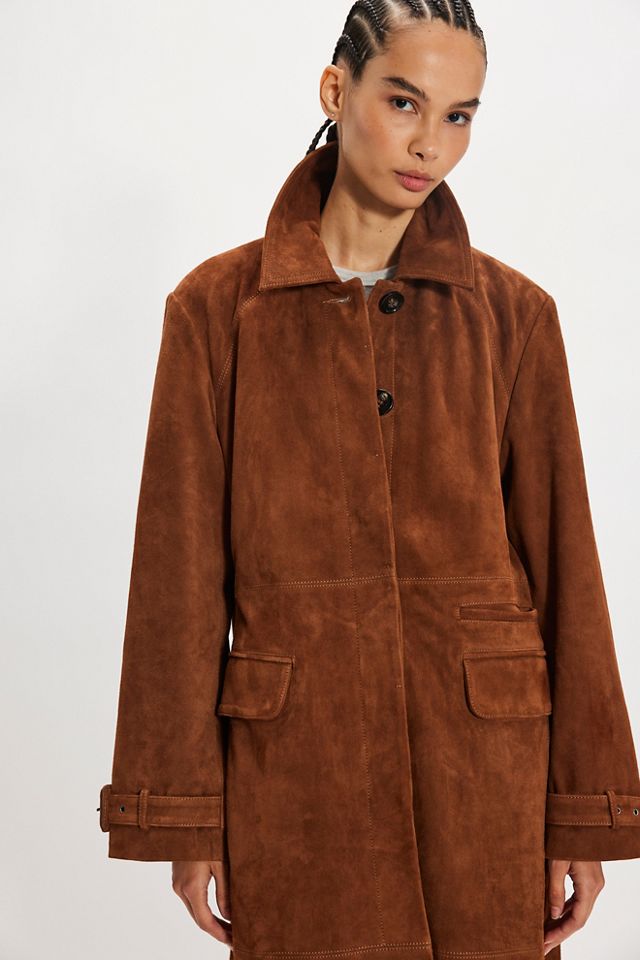 We The Free Klaus Suede Trench #1