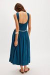 Nightingale Seersucker Midi Dress