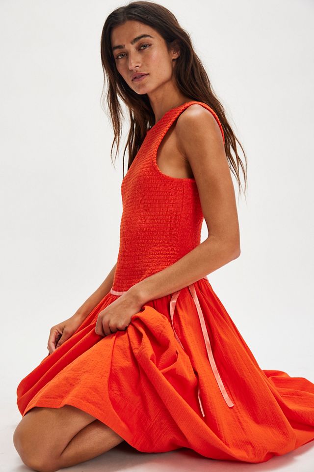 Nightingale Seersucker Midi Dress #3