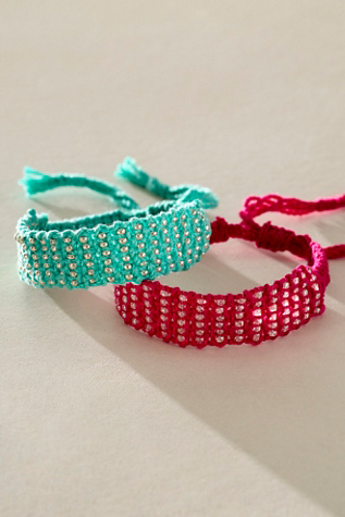 Eloise Soft Bracelet by Free People in Blue