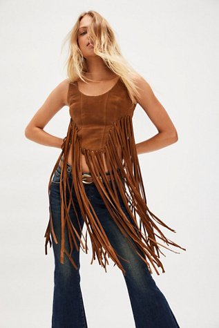 Understated Leather Motive Bustier