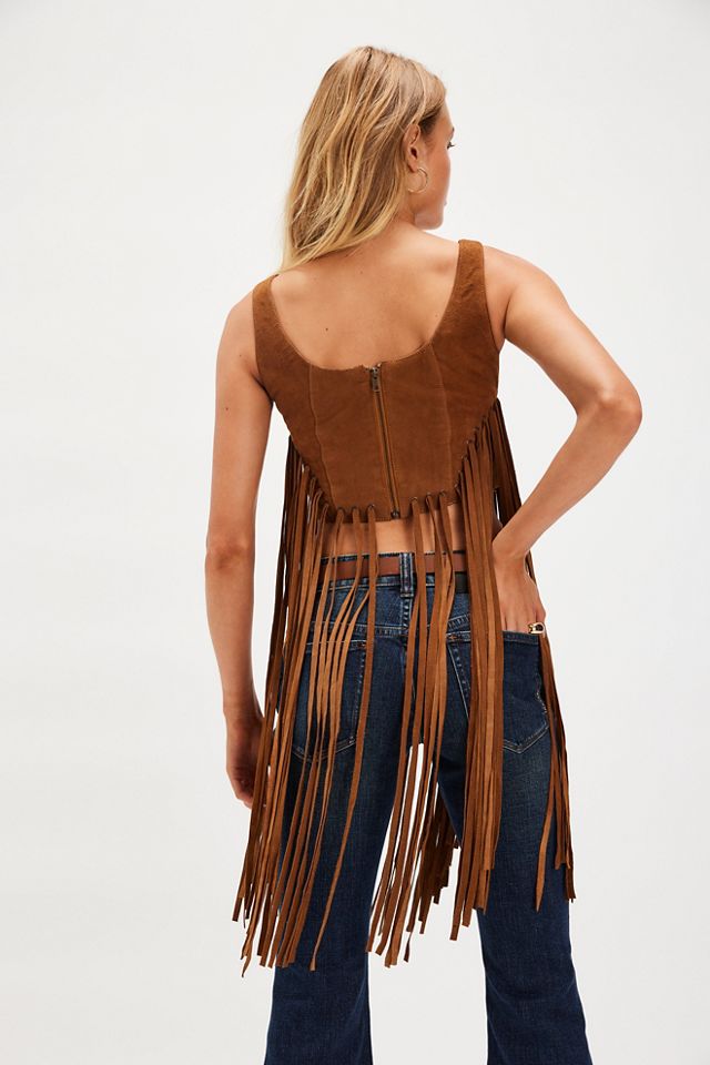 Understated Leather Motive Bustier #1