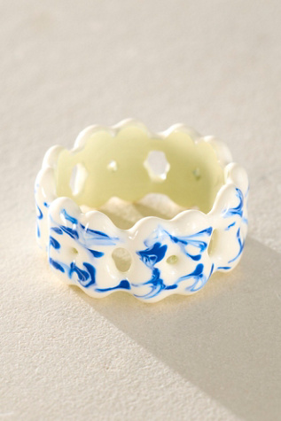 Capri Ring at Free People in Blue, Size: 7