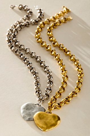 Collier Bracha Cœur Long et Gonflé