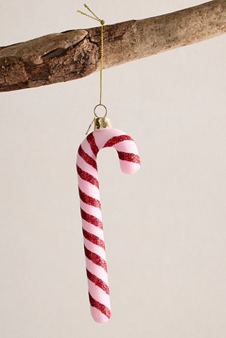 Pink Candy Cane Ornament
