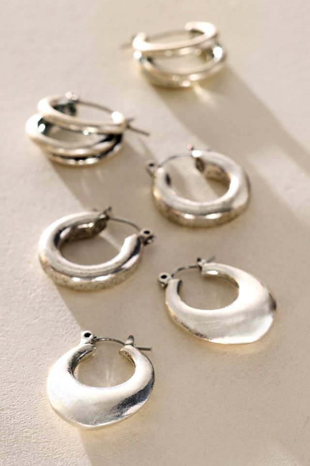 Boucles d'oreilles de tous les jours, lot de 3 #1