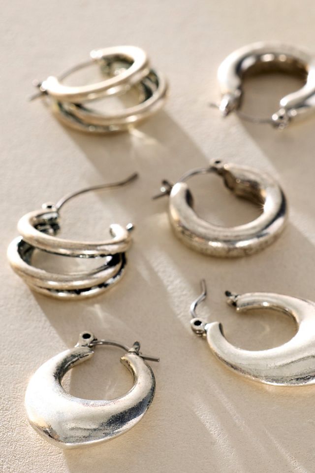 Boucles d'oreilles de tous les jours, lot de 3 #2