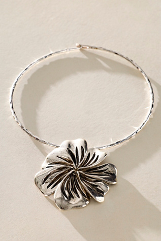 Alessia Structured Choker at Free People in Silver