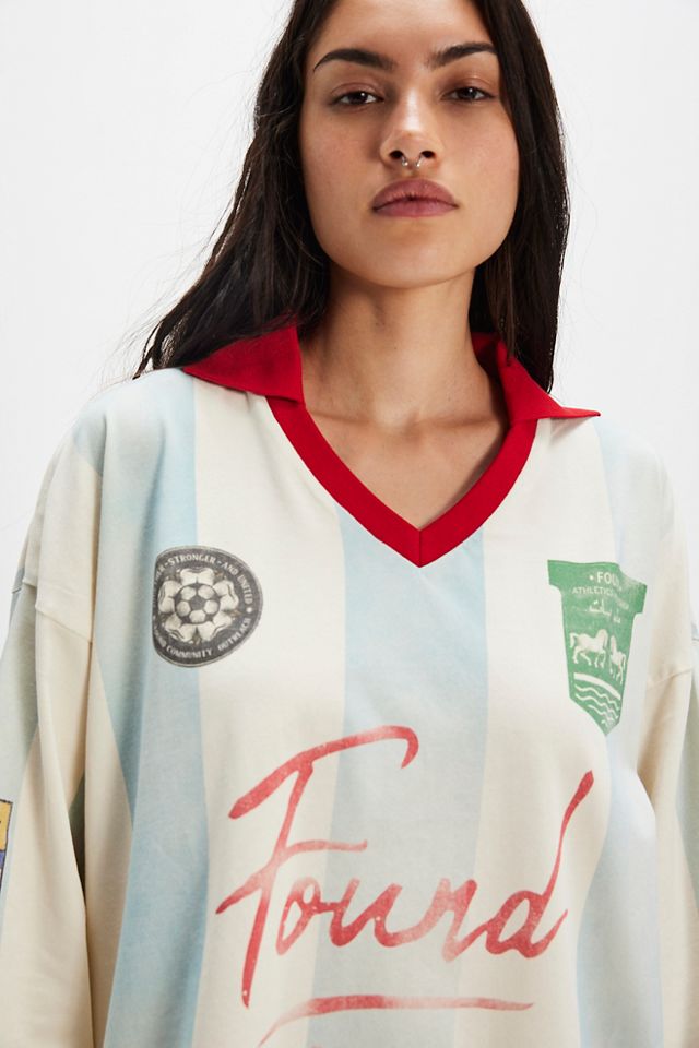 Found Maillot de sport à rayures manches longues #2
