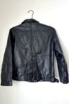 Vintage 1980s Black Patchwork Leather Jacket Selected by Grievous Angel Vintage